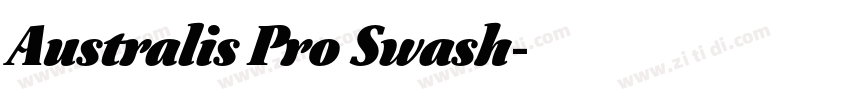 Australis Pro Swash字体转换